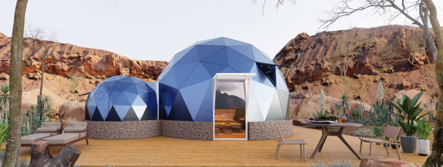 河南球形智能光伏玻璃星空房